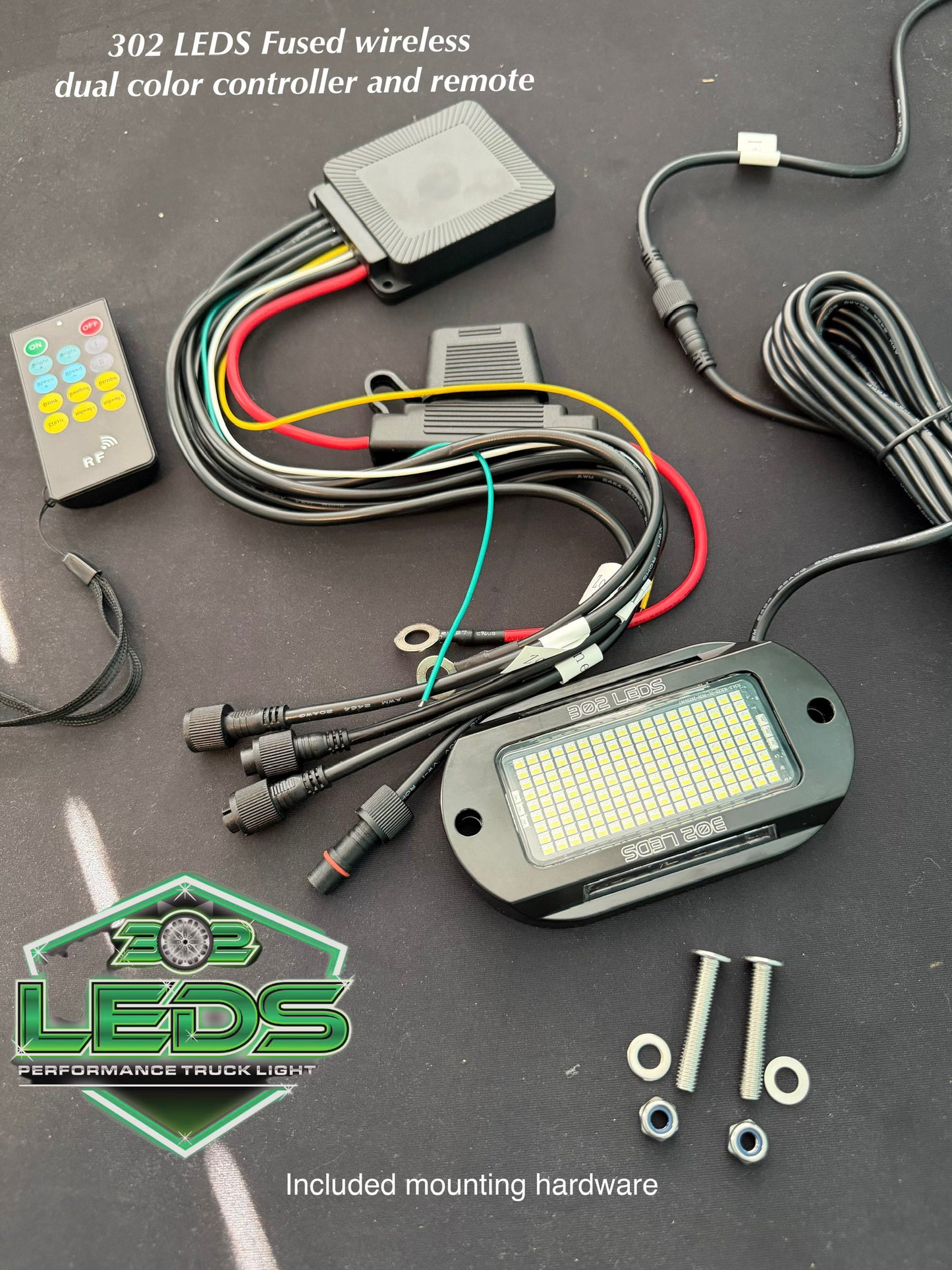 210 led dual color UV/white rock lights