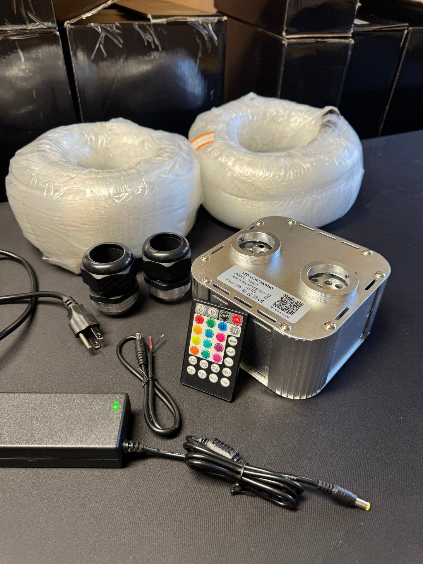 302 LEDs Dual Port RGB Starlight Kit – Premium Fiber-Optic Lighting System