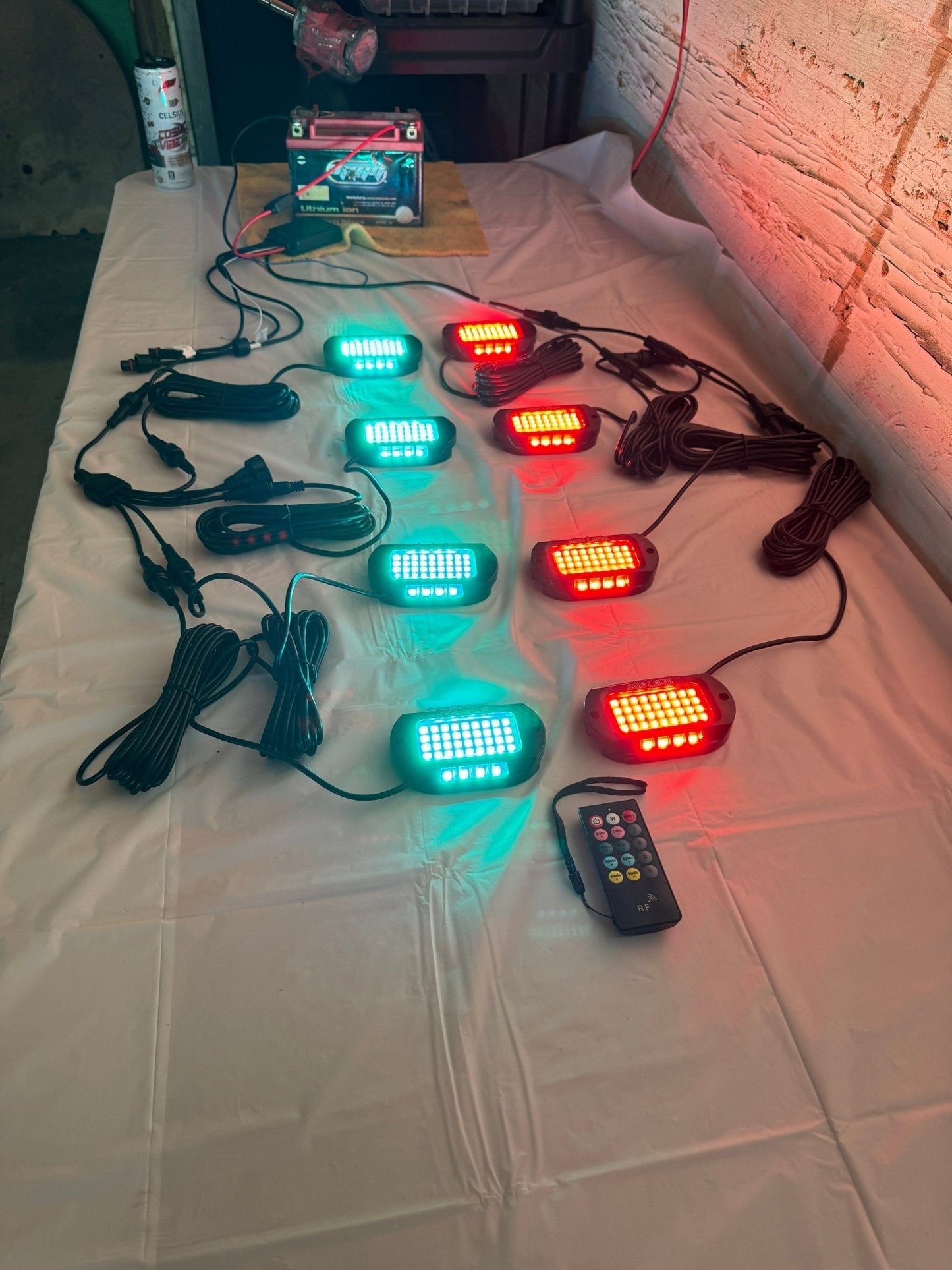 rocklights - 302Leds wheellights trucklights