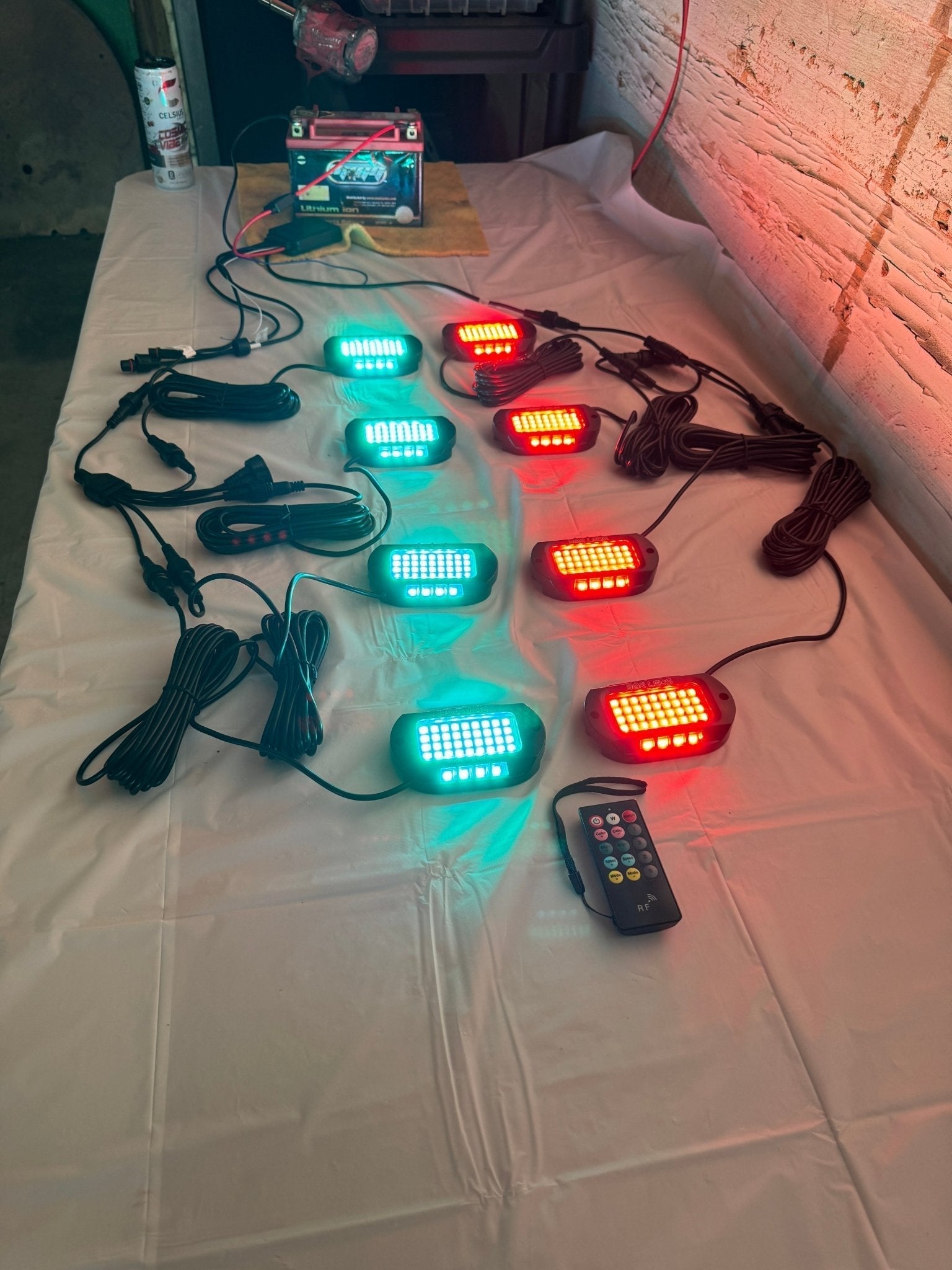 rocklights - 302Leds wheellights trucklights